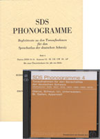 SDS-Phonogramme 4: GL, SZ, UR, OW, SG, AR
