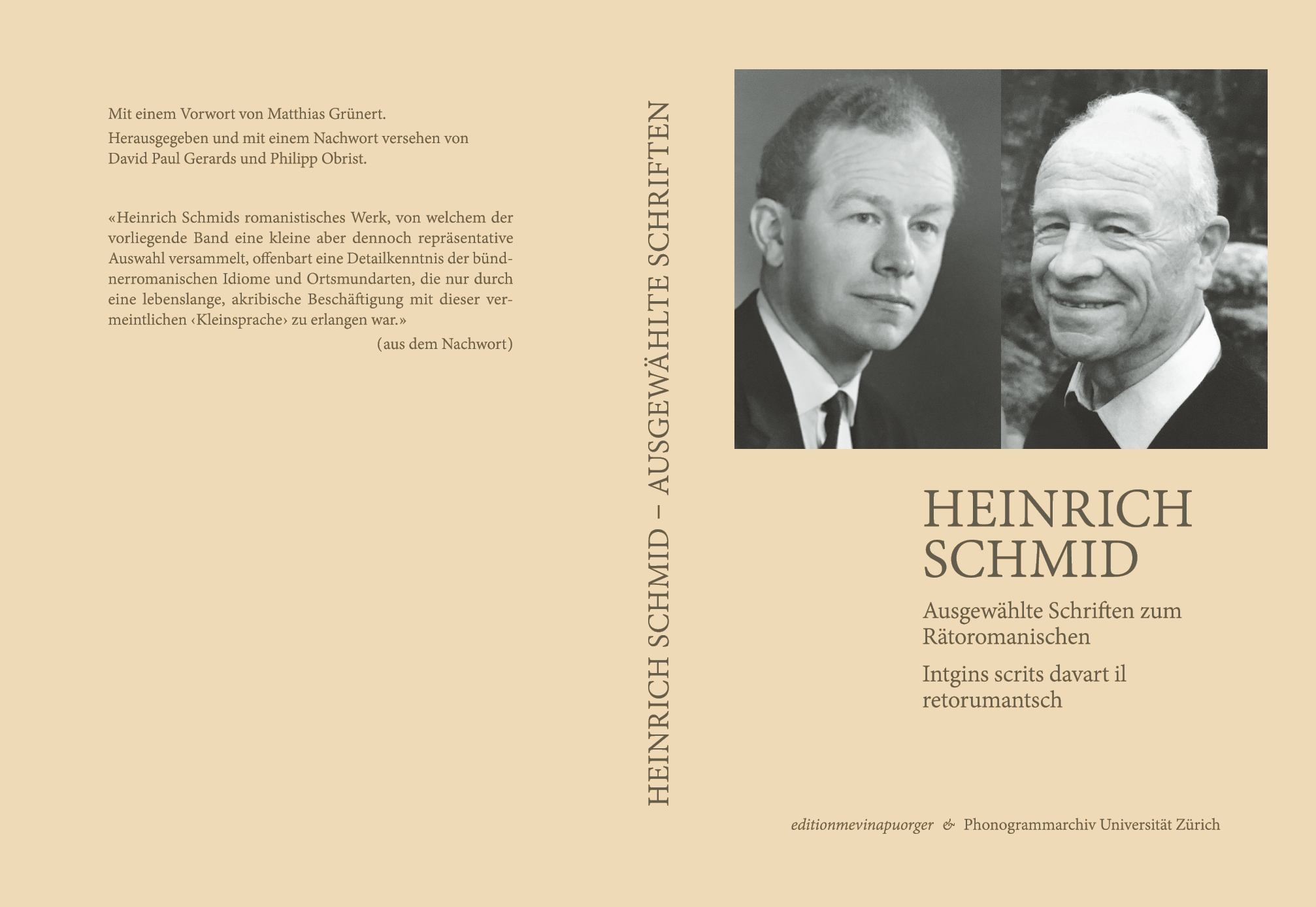 Heinrich Schmid Umschlag